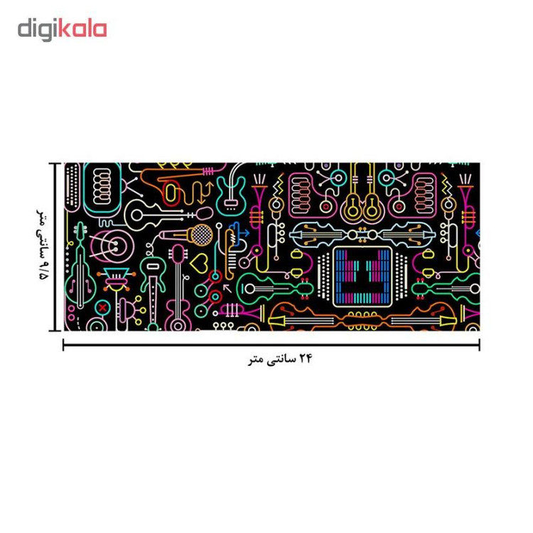 ماگ حرارتی آلات موسیقی کد 1064