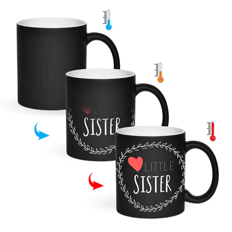 ماگ حرارتی زیگ زاگ Little Sister کد 1356