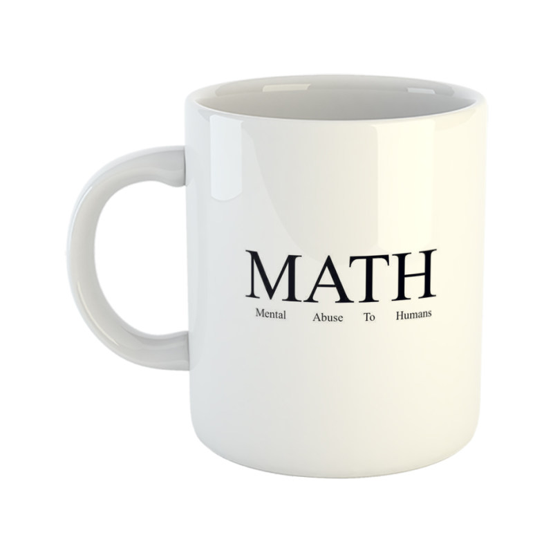ماگ نوشته  MATH