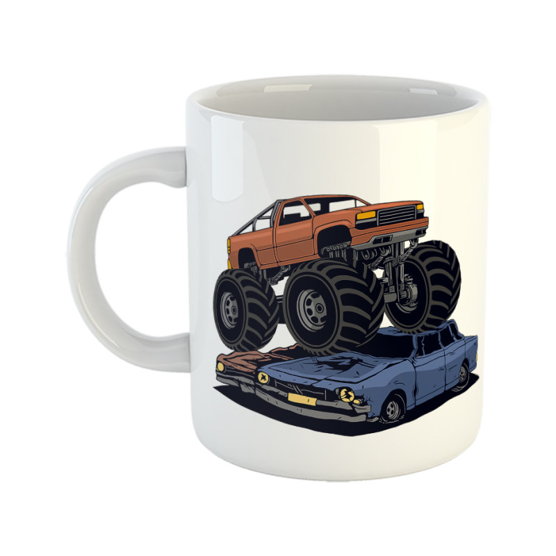 ماگ ماشین آفرود  Monster Truck کد 021