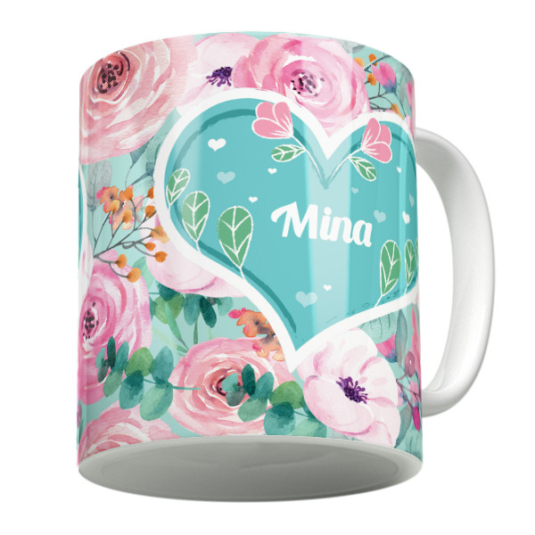 ماگ  مینا  قلب