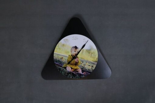 ساعت MDF مثلثی – (0865)