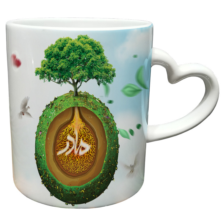 ماگ دسته ساده  روز مادر کد 100