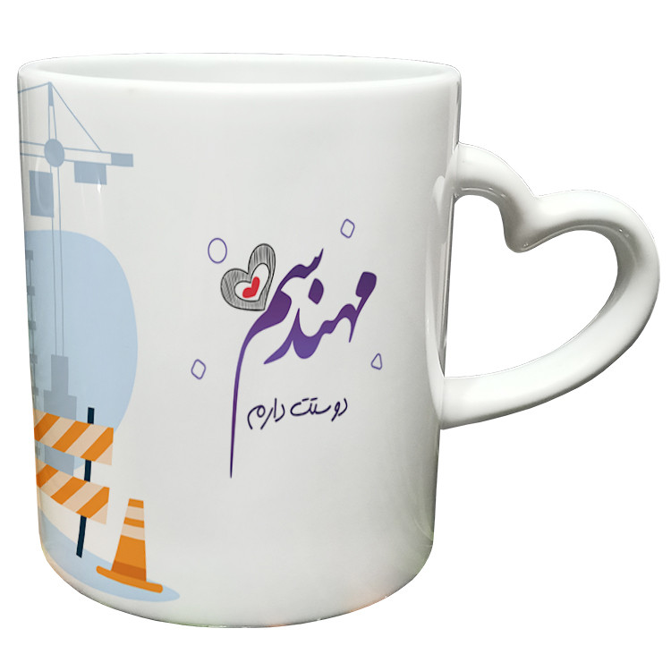 ماگ دسته ساده  مهندس کد 83