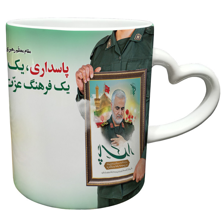 ماگ دسته ساده  پاسدار کد 1