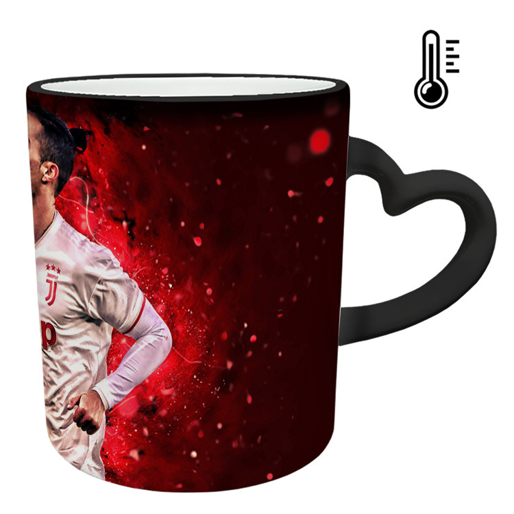 ماگ حرارتی  دسته ساده  رونالدو کد 30