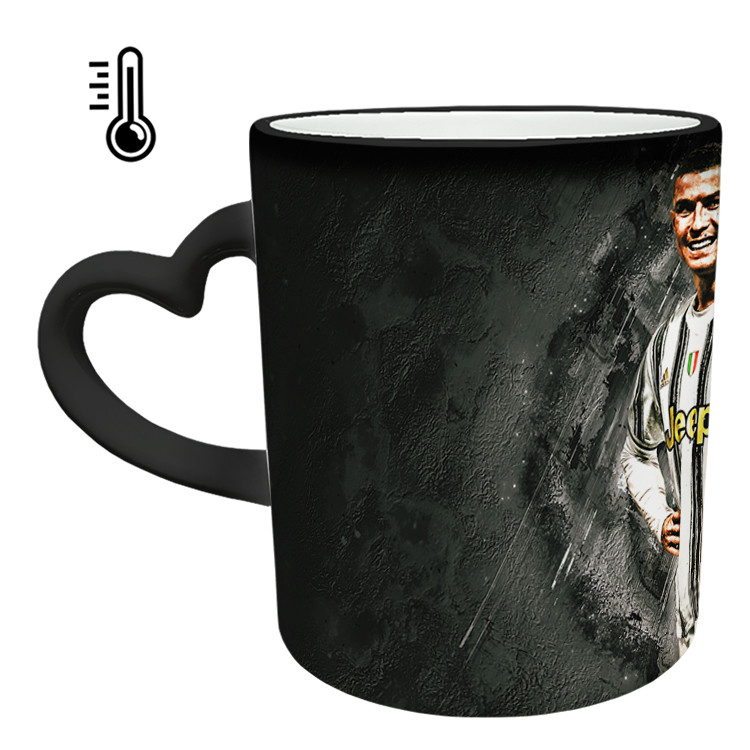 ماگ حرارتی  دسته ساده  رونالدو کد 43