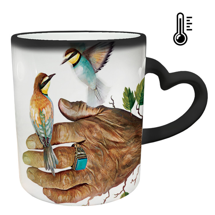 ماگ حرارتی  دسته ساده  روز مادر کد 90