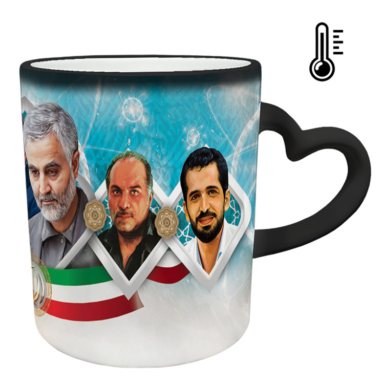 ماگ حرارتی  دسته ساده  سردار سلیمانی کد 9