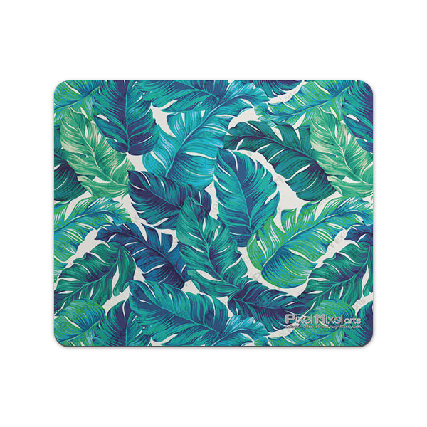 پد موس - پد ماوس پیکسل میکسل مدل Green Tropical Leaves