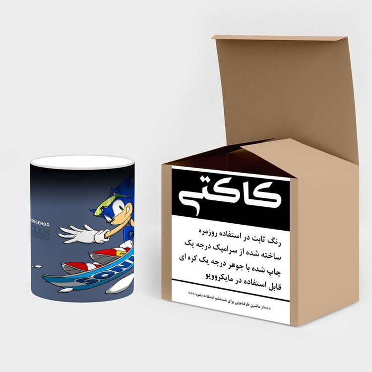 ماگ حرارتی بازی سونیک Sonic The Hedgehog کد mgh30227