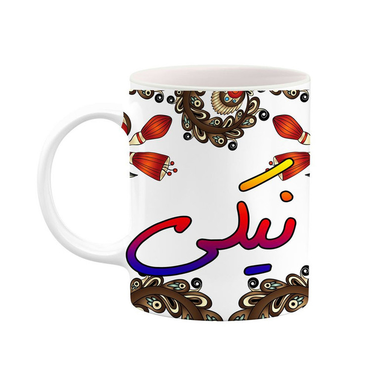 ماگ اسم نیکی سنتی گل و بته کد mgh48169