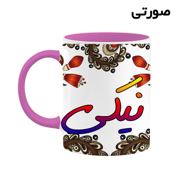 ماگ اسم نیکی سنتی گل و بته کد mgh48169