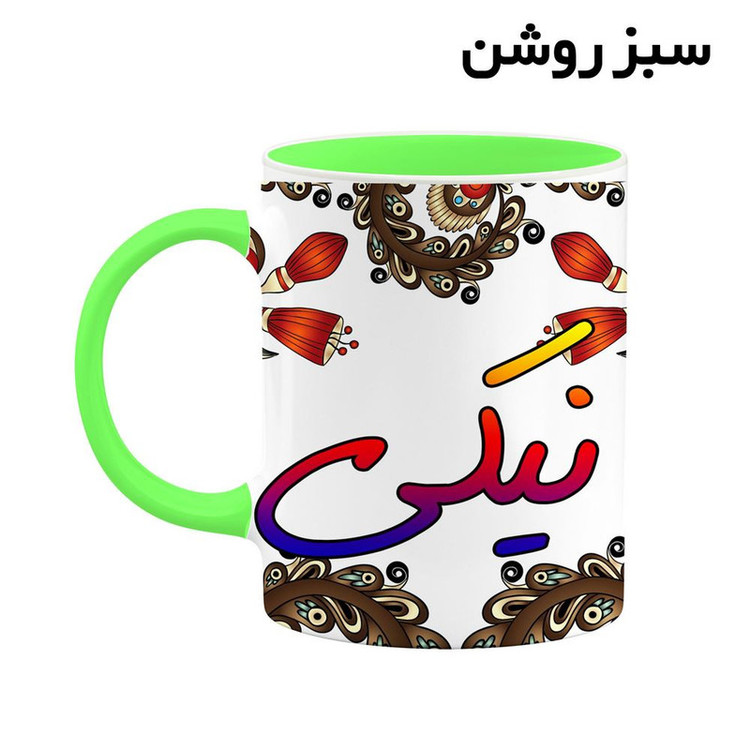 ماگ اسم نیکی سنتی گل و بته کد mgh48169