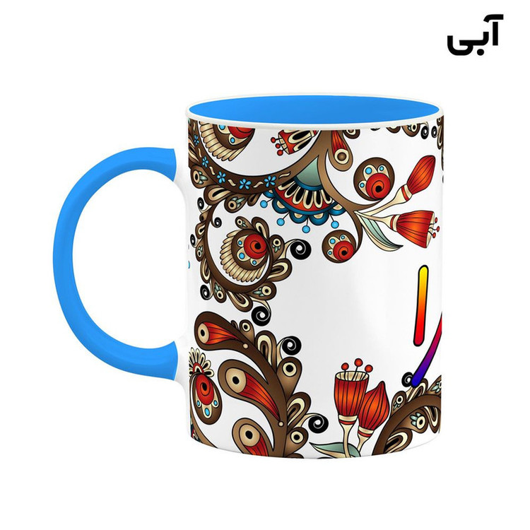 ماگ اسم سمیرا سنتی گل و بته کد mgh45646