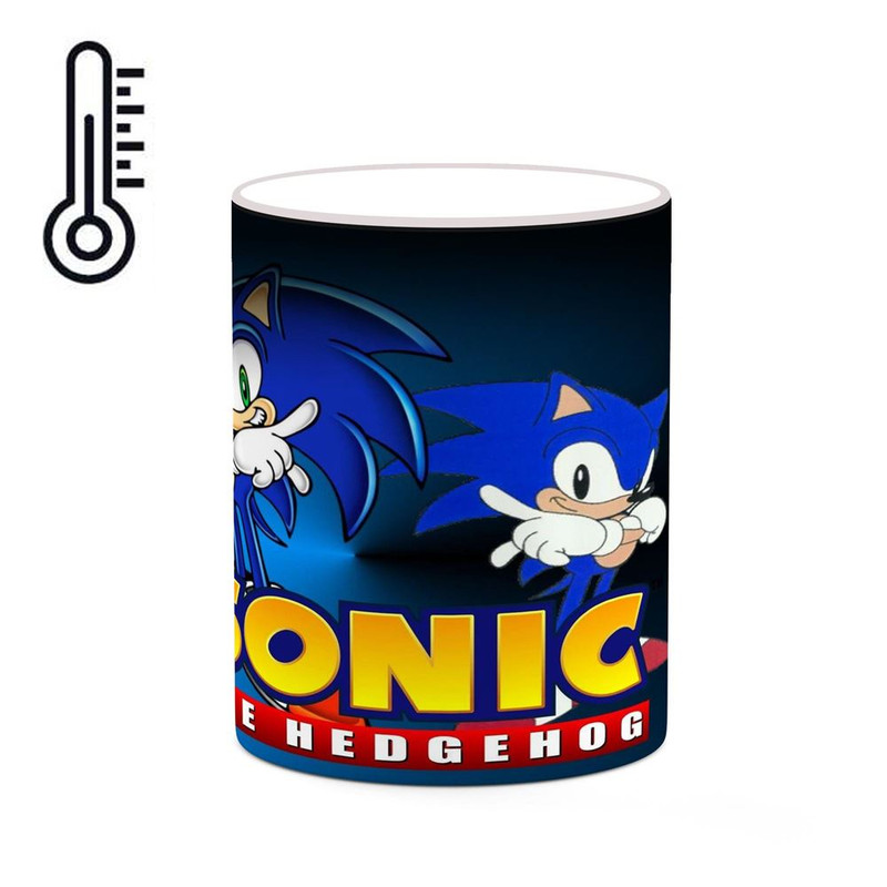 ماگ ( جعبه کادویی رایگان)  حرارتی   بازی سونیک Sonic The Hedgehog کد mgh30218