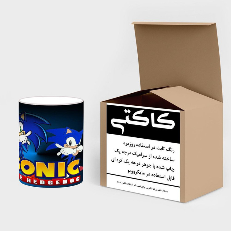 ماگ حرارتی بازی سونیک Sonic The Hedgehog کد mgh30218
