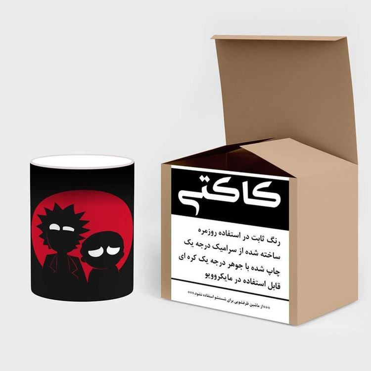 ماگ حرارتی کارتون ریک اند مورتی کد mgh23582
