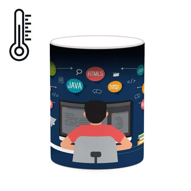 ماگ ( جعبه کادویی رایگان)  حرارتی   برنامه نویسی کد mgh24547