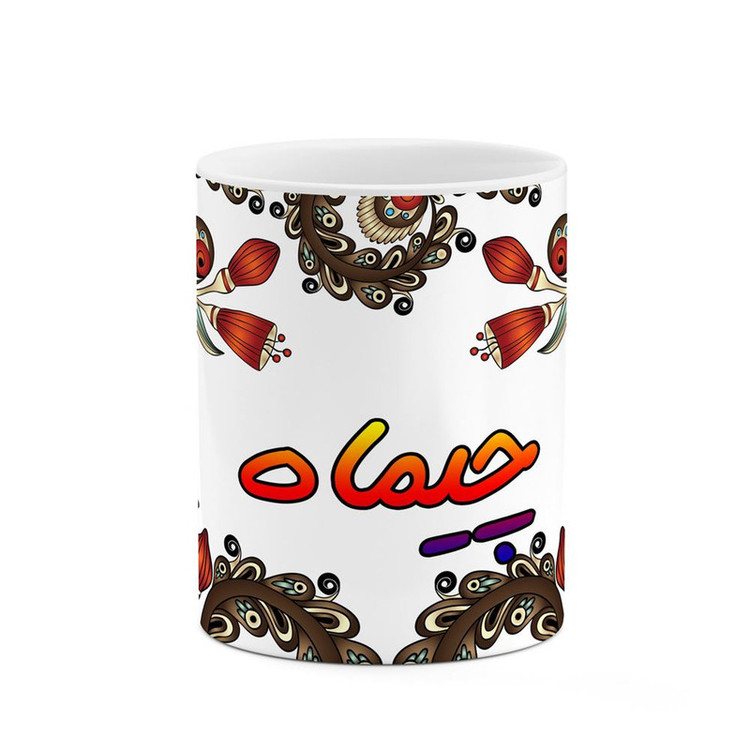 ماگ اسم چیماه سنتی گل و بته کد mgh44749