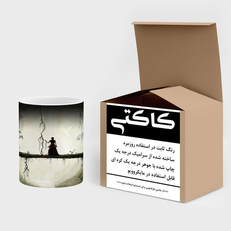 ماگ حرارتی نقاشی کد mgh13687