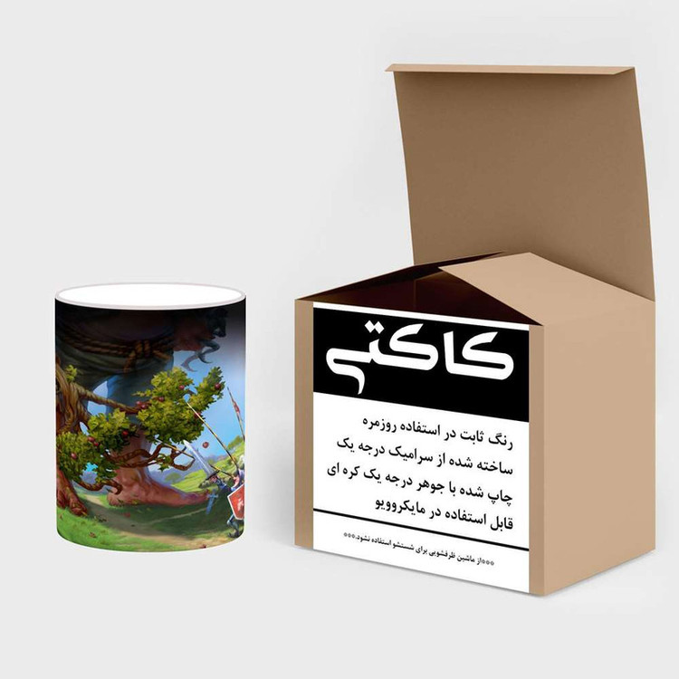 ماگ حرارتی نقاشی کارتونی کد mgh18737