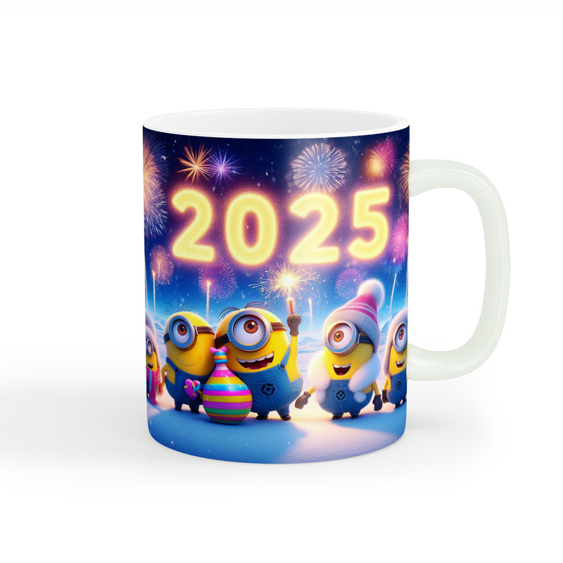 ماگ ( جعبه کادویی رایگان)    مینیون ها سال 2025 کد 222
