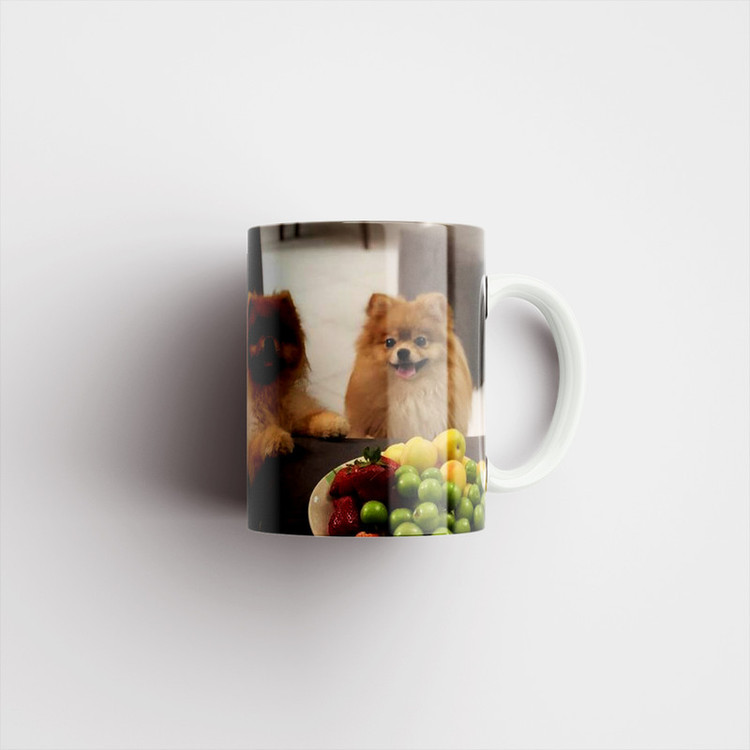 ماگ گوجه سبز و توت فرنگی کد 1046