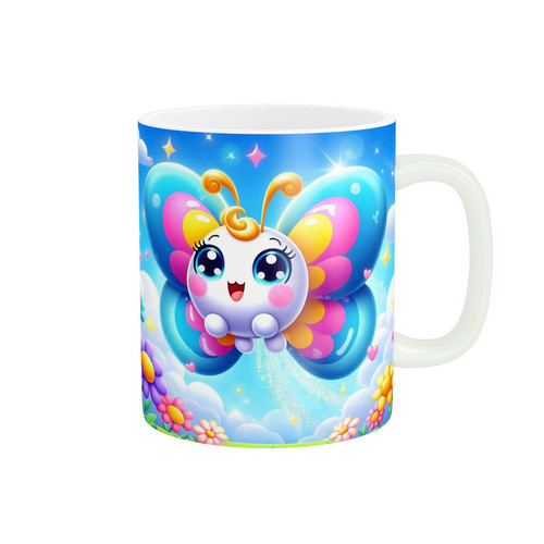 ماگ قهوه پروانه فانتزی کد 1498