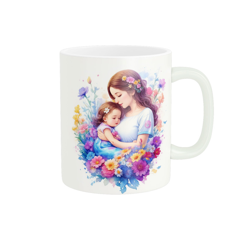 ماگ ( جعبه کادویی رایگان)    مادر و فرزند کد 1047