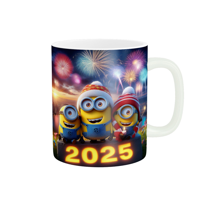 ماگ ( جعبه کادویی رایگان)    مینیون ها  2025 کد 182