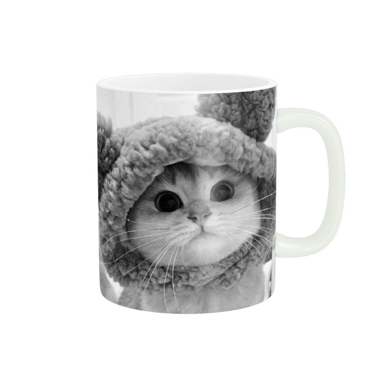 ماگ گربه فانتزی کلاه کد 1239