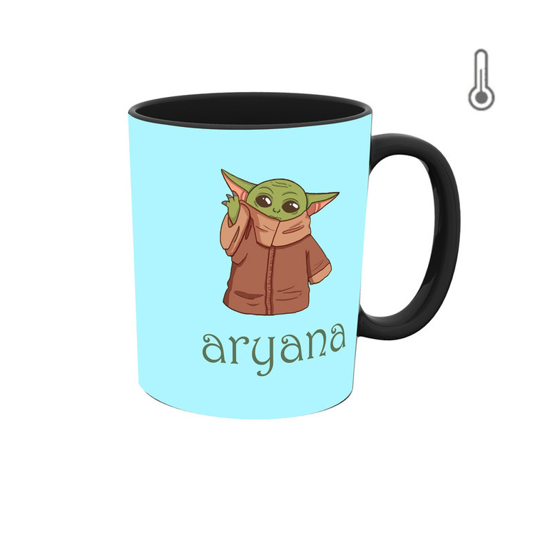 ماگ حرارتی اسم آریانا بیبی یودا استار وارز