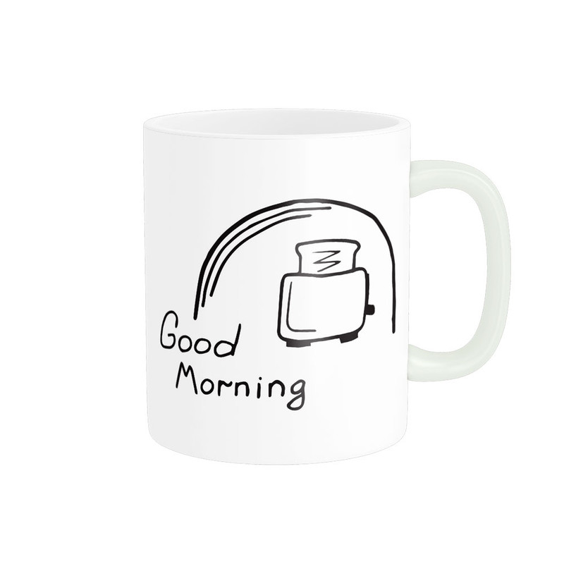 ماگ ( جعبه کادویی رایگان)    good morning کد 9792