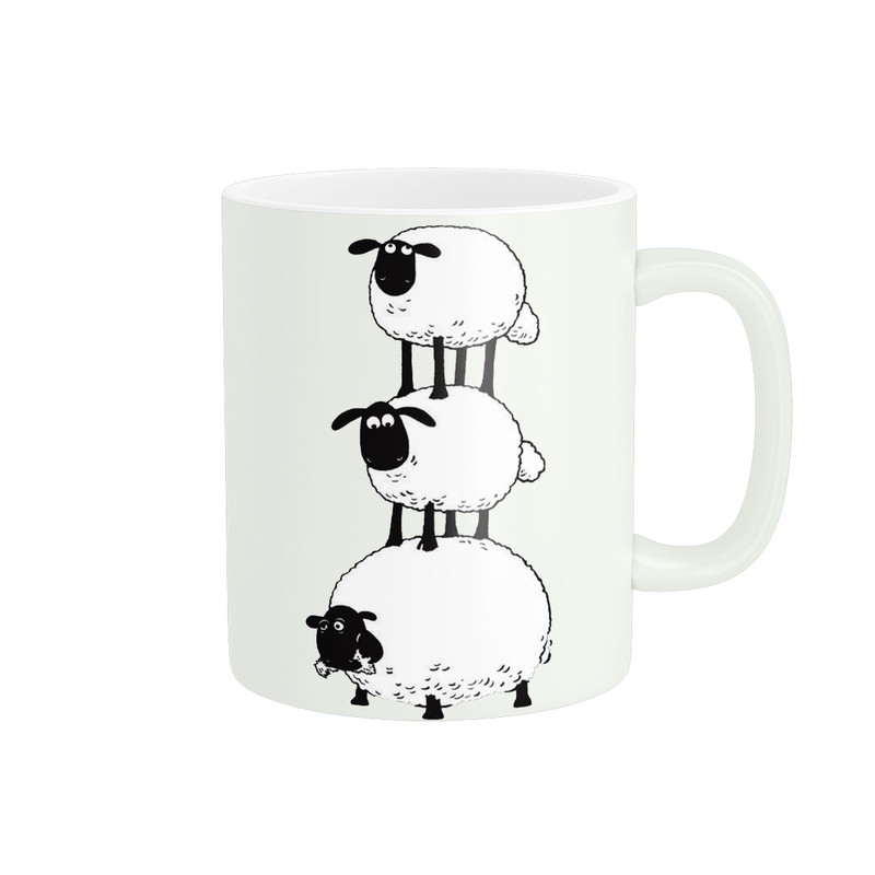 ماگ ( جعبه کادویی رایگان)   فانتزی بره ناقلا کد 815
