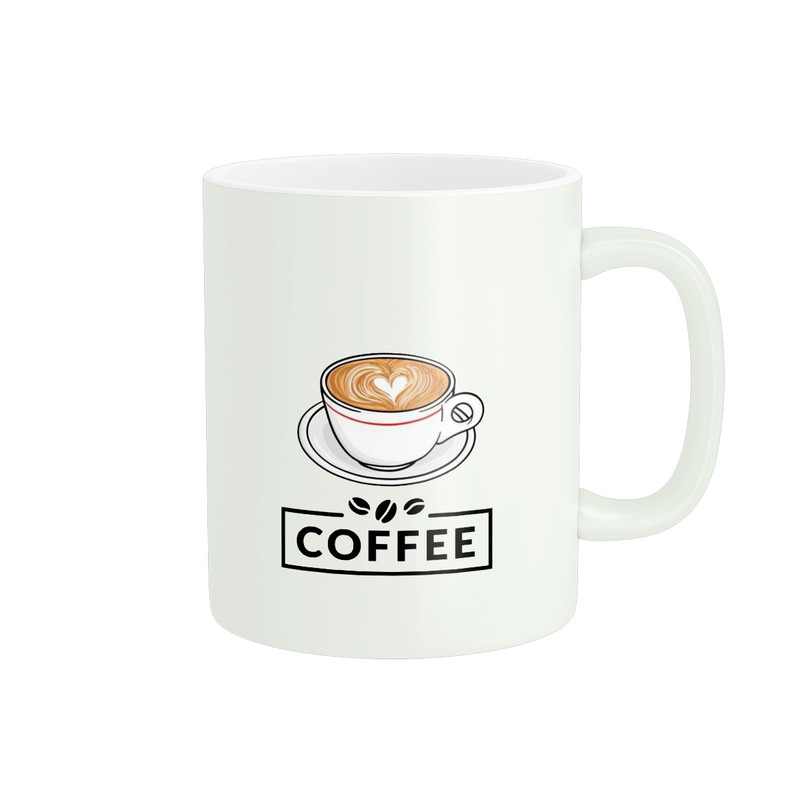 ماگ ( جعبه کادویی رایگان)   مینیمال قهوه کد 839
