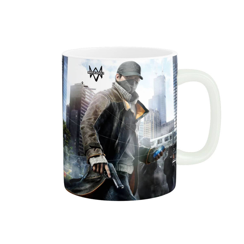 ماگ ( جعبه کادویی رایگان)   بازی سگ های نگهبان Watch Dogs کد WatchDogs-01