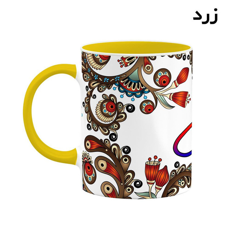 ماگ ( جعبه کادویی رایگان) اسم ماکان سنتی گل و بته کد mgh46970