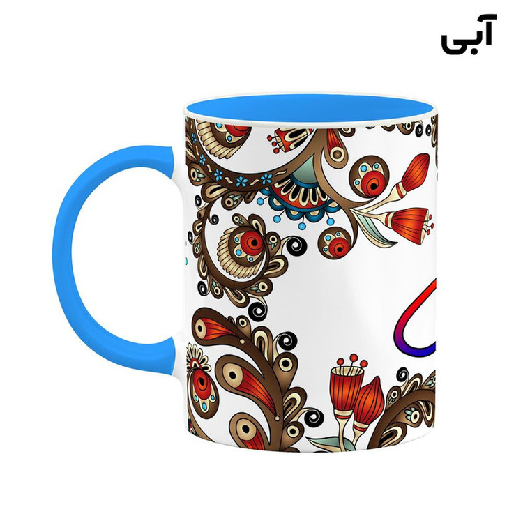 ماگ ( جعبه کادویی رایگان) اسم ماکان سنتی گل و بته کد mgh46970