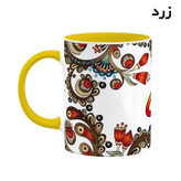 ماگ ( جعبه کادویی رایگان) اسم رونیا سنتی گل و بته کد mgh45332