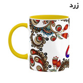 ماگ ( جعبه کادویی رایگان) اسم شانا سنتی گل و بته کد mgh45776