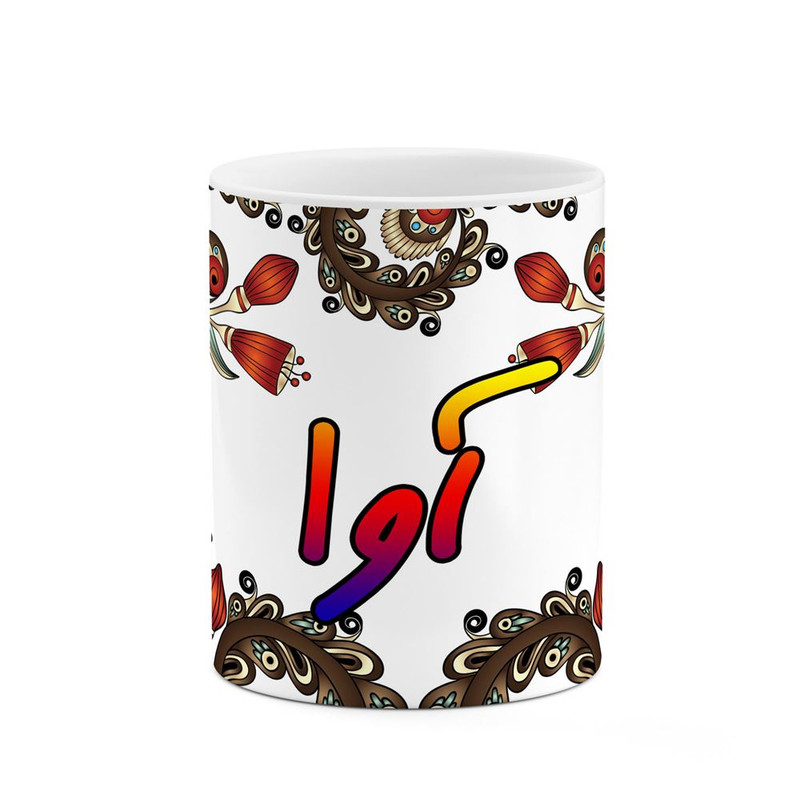 ماگ ( جعبه کادویی رایگان)     اسم آوا  سنتی گل و بته کد mgh43924