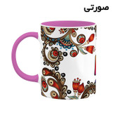 ماگ ( جعبه کادویی رایگان) اسم آوا سنتی گل و بته کد mgh43924