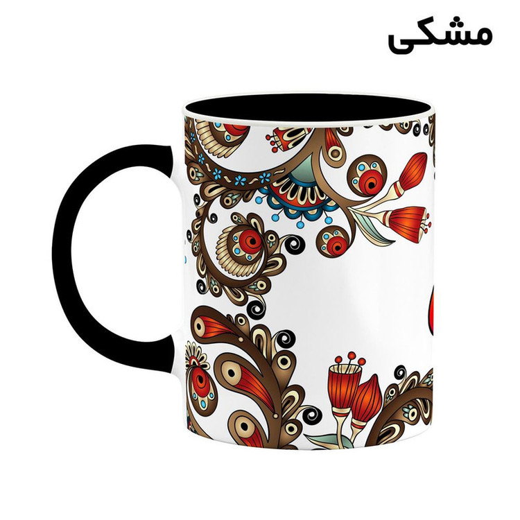 ماگ ( جعبه کادویی رایگان) اسم تینا سنتی گل و بته کد mgh44628