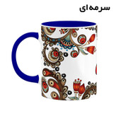 ماگ ( جعبه کادویی رایگان) اسم تینا سنتی گل و بته کد mgh44628