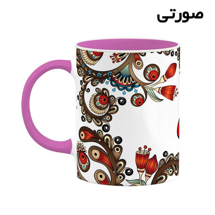 ماگ ( جعبه کادویی رایگان) اسم تینا سنتی گل و بته کد mgh44628