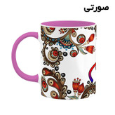 ماگ ( جعبه کادویی رایگان) اسم شبنم سنتی گل و بته کد mgh45820
