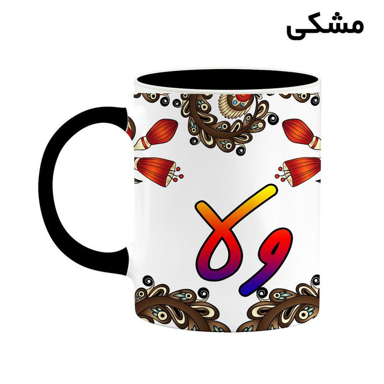 ماگ ( جعبه کادویی رایگان) اسم ولا سنتی گل و بته کد mgh48408