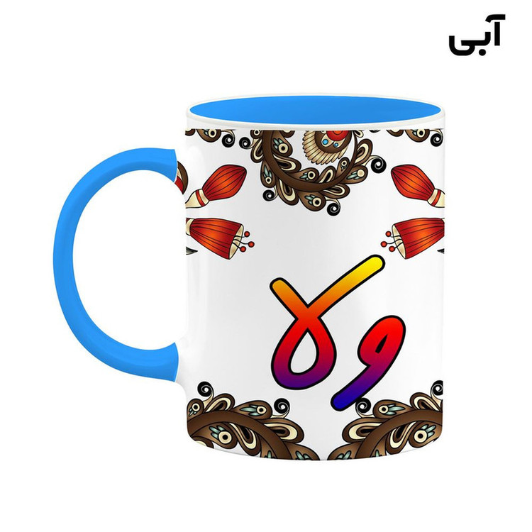 ماگ ( جعبه کادویی رایگان) اسم ولا سنتی گل و بته کد mgh48408
