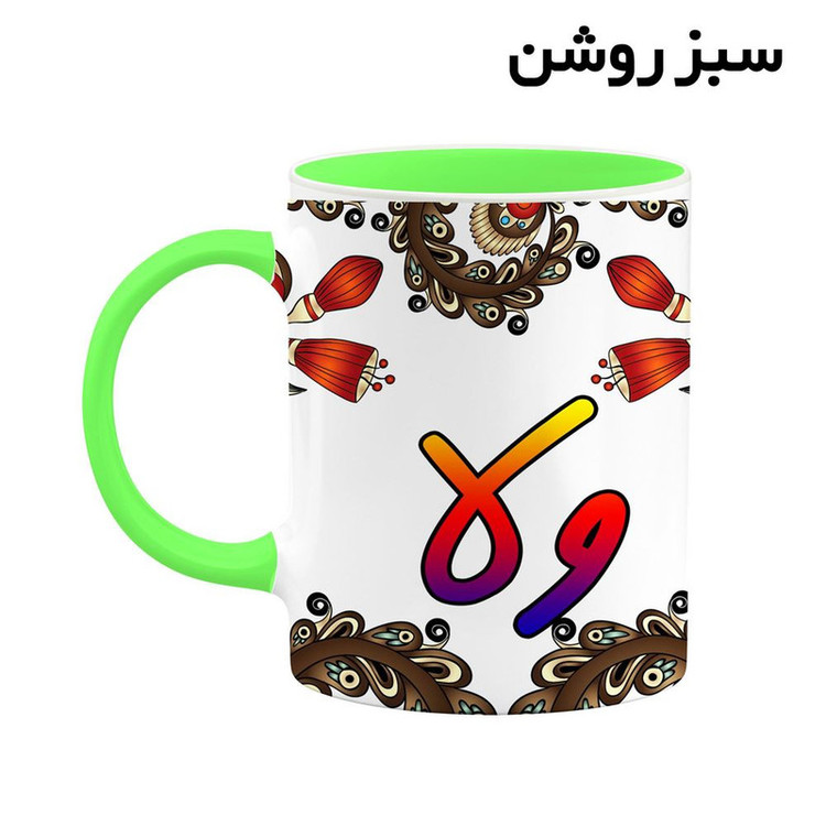 ماگ ( جعبه کادویی رایگان) اسم ولا سنتی گل و بته کد mgh48408